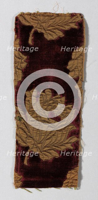 Matelasse (Pieces from dress 1923.1639a), France, 1880/90. Creator: Unknown.