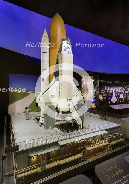 Model, Space Shuttle, North American Rockwell Final Design, ca 1981. Creator: Rockwell International Corporation.