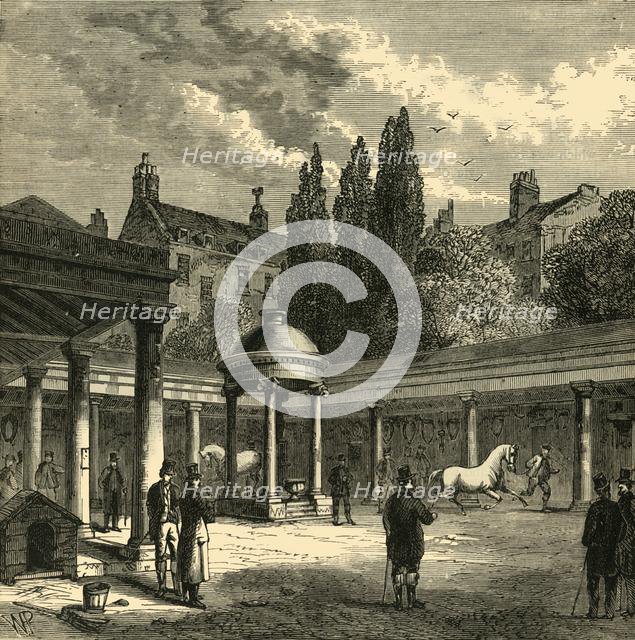 'Interior of the Court-Yard of Old "Tattersall's".', c1876. Creator: Unknown.