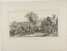 Military Convoy, 1831. Creator: Auguste Raffet.