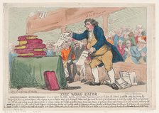 The Word-Eater, December 30, 1786., December 30, 1786. Creator: Thomas Rowlandson.