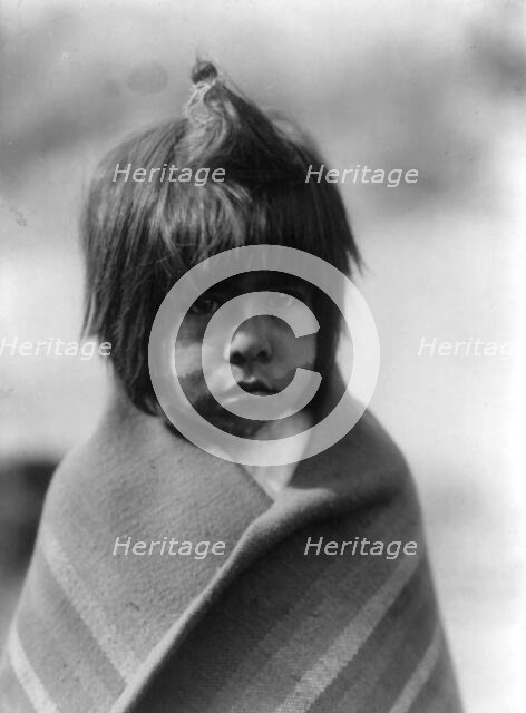 Chemehuevi boy, Arizona, c1907. Creator: Edward Sheriff Curtis.