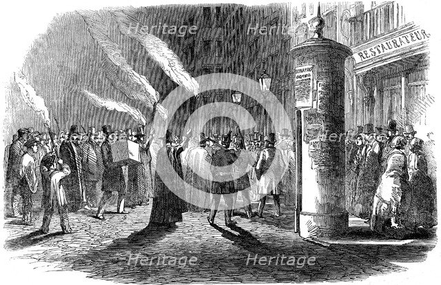 The July Revolution, France, 1848: election of the President of the Republic, December, 1848. Artist: Unknown