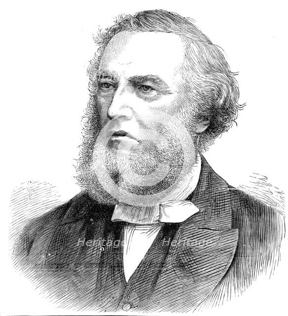 The Rev. Dr. Jellett, Provost of Trinity College, Dublin, 1881. Creator: Unknown.