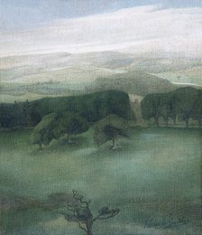 'Mountains in Cardiganshire', 1910s. Artist: Valerius de Saedeleer