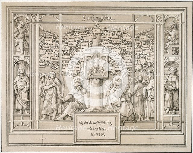 Dedication, 1823. Creator: Ferdinand Olivier.