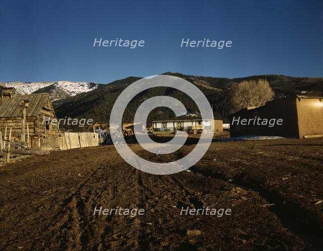 La Alama, near Questa, New Mexico, 1943. Creator: John Collier.