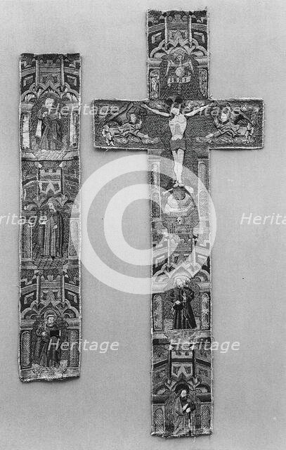 Orphreys and Cope Hood, British, 15th century. Creator: Unknown.