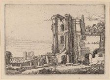 Ruined Tower Right of Center, 1621. Creator: Willem Pietersz. Buytewech.