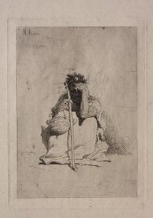 Seated Beggar. Creator: Mariano Fortuny y Carbó (Spanish, 1838-1874).