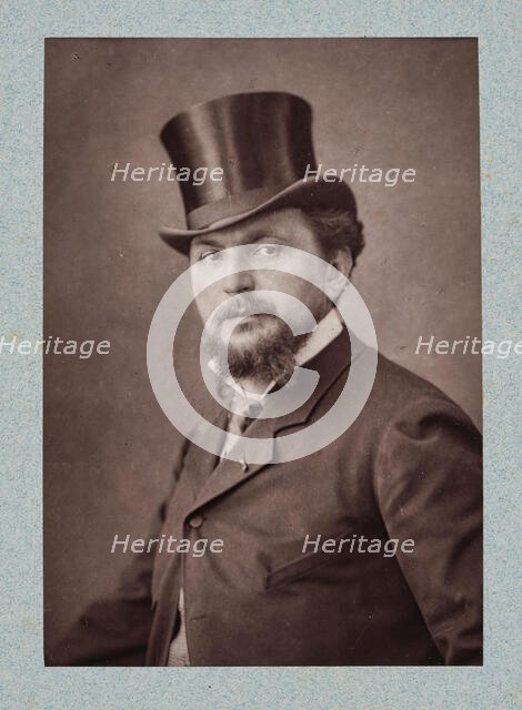 Portrait of Ernest Ange Duez (1843-1896), 1882. Creator: Godet, Anatole Louis (1839-1887).