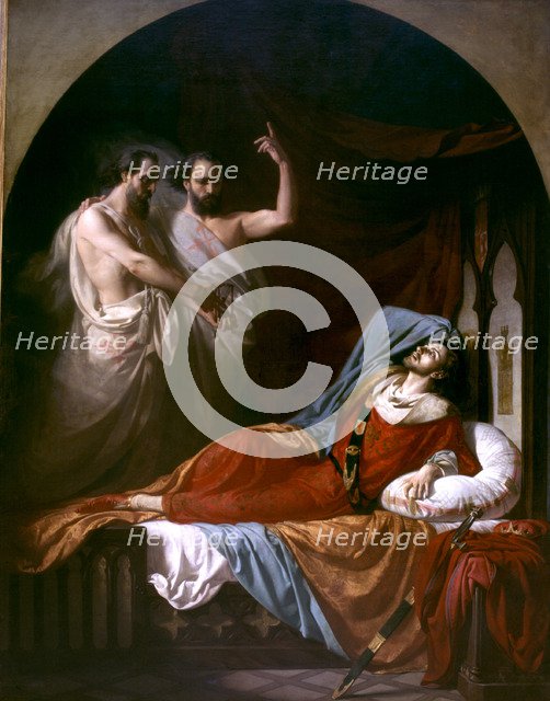 Last moments of Fernando IV', Fernando IV 'The Located' (1285-1312), king of Castile and León.