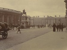 Dame Street scene,  College Green, Dublin, Ireland, c1895. Creator: Robert Augustus Henry L'Estrange.
