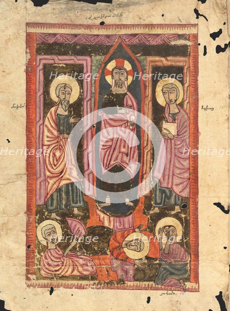 The Transfiguration; Gospel Book, 1583. Creator: Ghoukas.