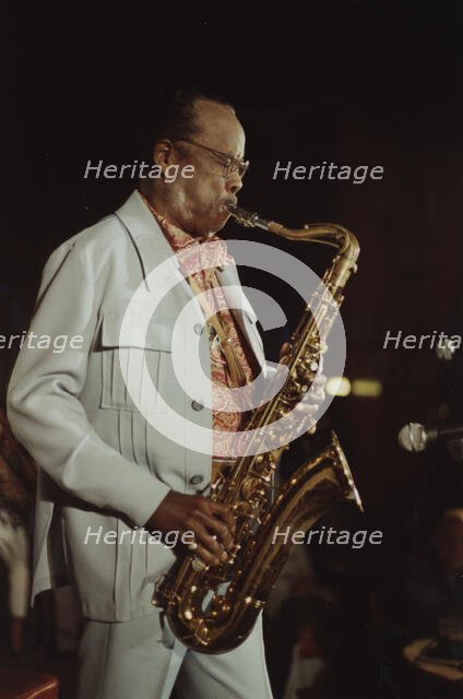 Buddy Tate, (Harlem Stampede), Edinburgh Jazz Festival, Scotland, 1986. Creator: Brian Foskett.