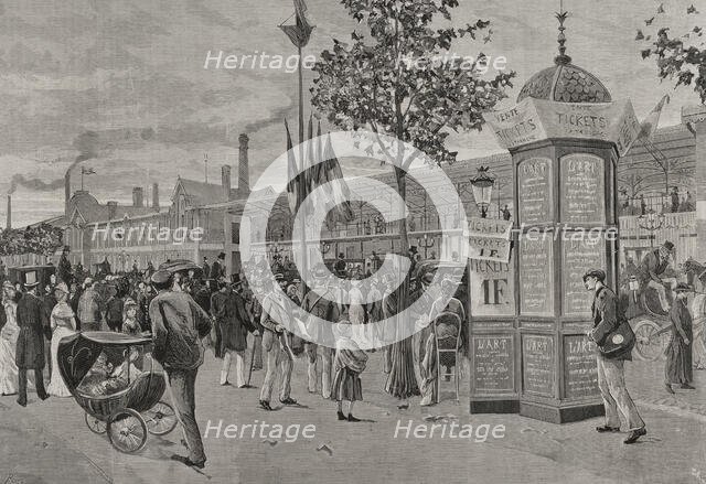 Universal Exhibition of Paris, France, 1878. Champ de Mars.  Creators: Josep Lluís Pellicer Feñé, Bernardo Rico.