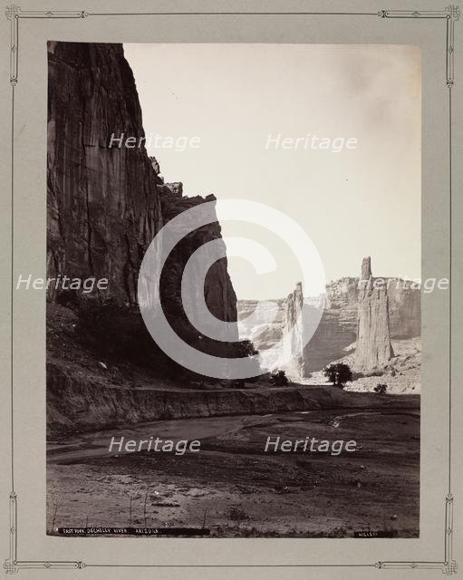 East Fork, de Chelly River, Arizona, 1879-1881. Creator: John K. Hillers (American, 1843-1925).