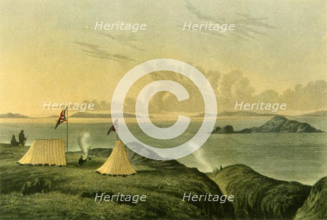 'View of the Arctic Sea from the Mouth of the Copper Mine River, Midnight, July 1821', (1946).  Creator: Unknown.