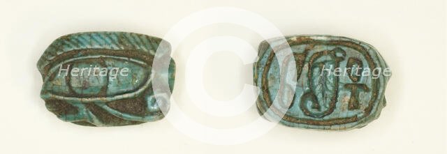 Scaraboid: Wedjat Eye, Egypt, New Kingdom, Dynasty 18 (about 1550-1295 BCE). Creator: Unknown.