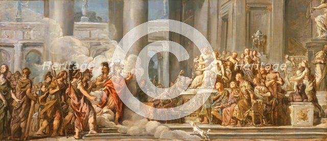 The Arrival of Aeneas in Carthage, between 1772 and 1774. Creator: Jean Bernard Restout.