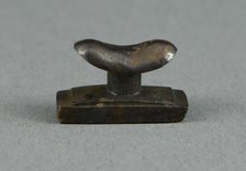 Amulet of a Headrest, Egypt, Late Period, Dynasties 26-31 (664-332 BCE). Creator: Unknown.