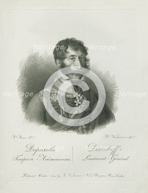 Portrait of Ivan Semyonovich Dorokhov (1762-1815), 1813.