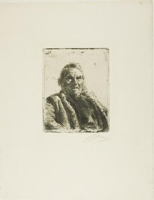 Old Soldier ("Prinsen"), 1911. Creator: Anders Leonard Zorn.