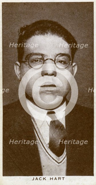 Jack Hart, British boxer and referee, 1938. Artist: Unknown