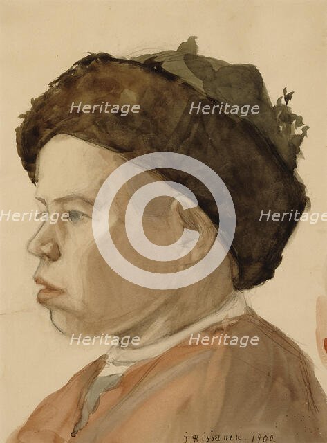 Head of a Boy, 1900. Creator: Juho Rissanen.