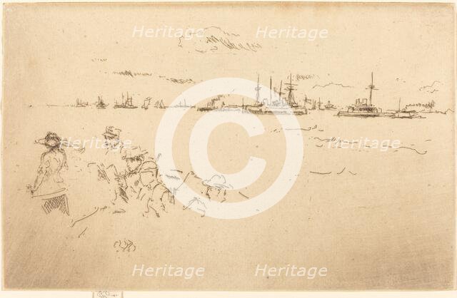 Monitors, 1887. Creator: James Abbott McNeill Whistler.