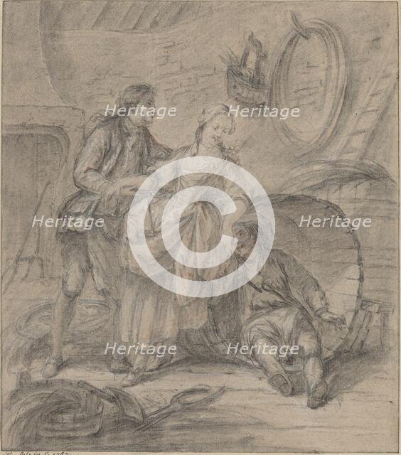 The Tale of the Cooper's Wife, 1767. Creator: Pierre Antoine Baudouin.