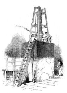 Platinum still for concentrating sulphuric acid (Oil of Vitriol or H2S04), 1844. Artist: Unknown