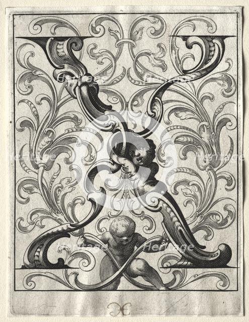 New ABC Booklet: X, 1627. Creator: Lucas Kilian (German, 1579-1637).
