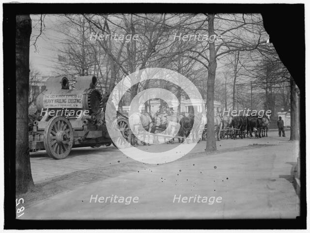 Knox Express Co. Horse Team, between 1909 and 1914. Creator: Harris & Ewing.