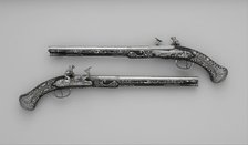 Pair of Snaphaunce Pistols, Italian, Bargi, ca. 1690. Creators: Matteo Cecchi, Giovan Battista Francino.