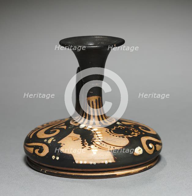 Squat Lekythos, 330-300 BC. Creator: Unknown.