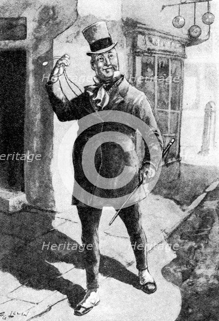 'Mr Micawber', 1923.Artist: Vandyck Printers Ltd