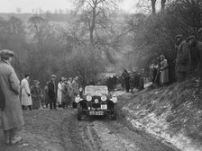 Frazer-Nash of AL Marshall competing in the Sunbac Colmore Trial, Gloucestershire, 1933. Artist: Bill Brunell.