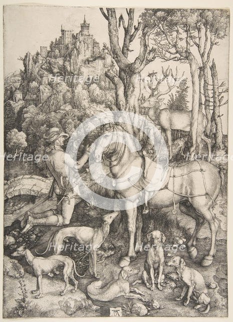 Saint Eustace, ca. 1501. Creator: Albrecht Durer.