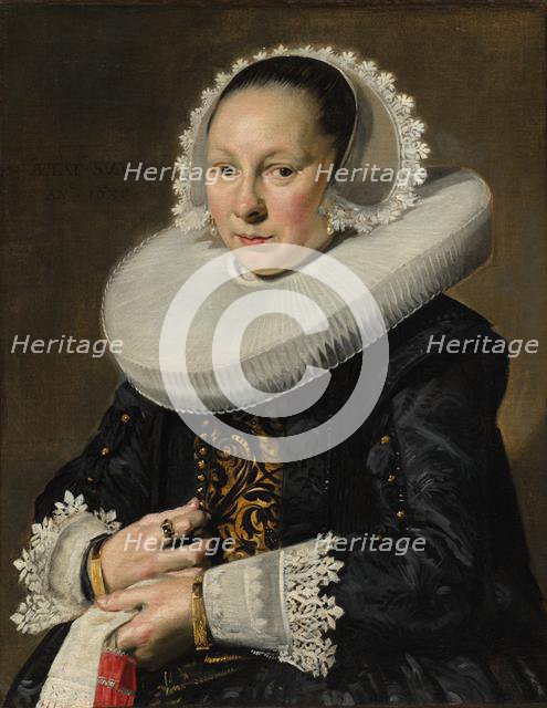 Portrait of a Woman, probably Aeltje Dircksdr. Pater, 1638. Creator: Frans Hals (Dutch, c. 1581-1666).