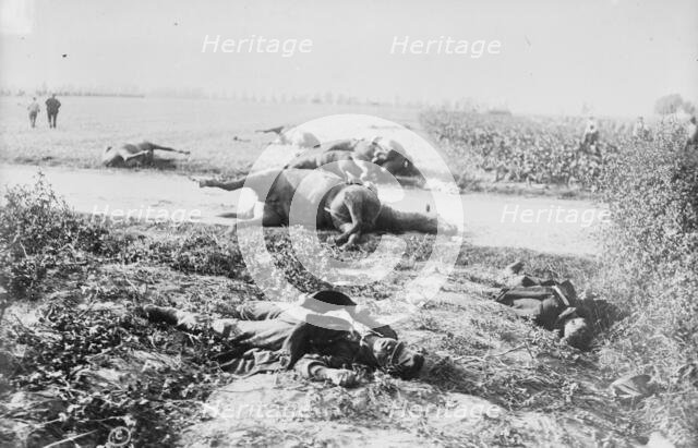 Corner of battlefield, Haelen, 1914. Creator: Bain News Service.