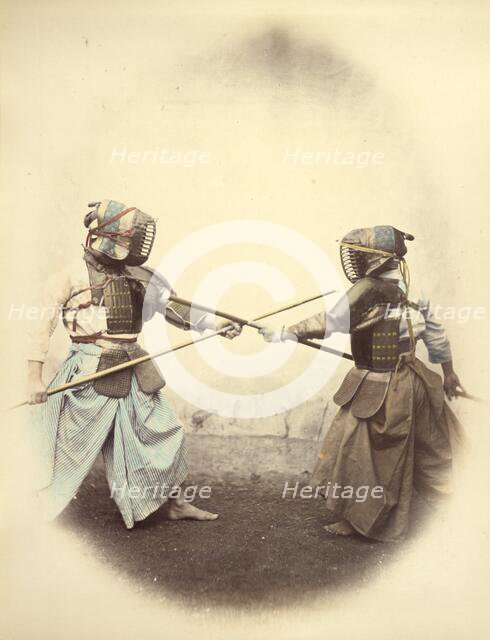 Spear-men or Lancers, 1866-1867. Creator: Felice Beato.