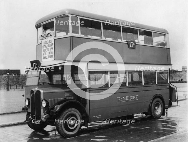 1930 AEC Regent bus. Creator: Unknown.