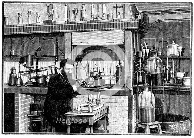 Henri Moissan, French chemist, c1883 (1903). Artist: Unknown