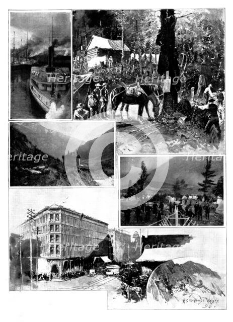 On the Way to Klondike, 1898. Creator: Unknown.