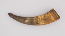 Powder Horn, Mexican, dated March 10, 1809. Creator: Unknown.