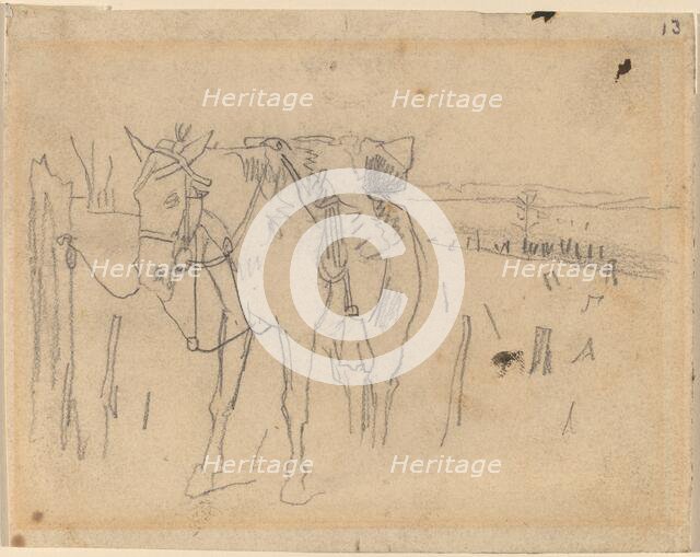 Tethered, 1864. Creator: Winslow Homer.