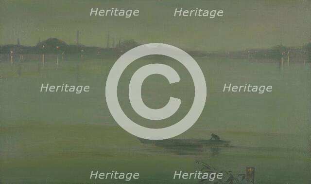 Thames Nocturne, about 1872. Creator: James Abbott McNeill Whistler.