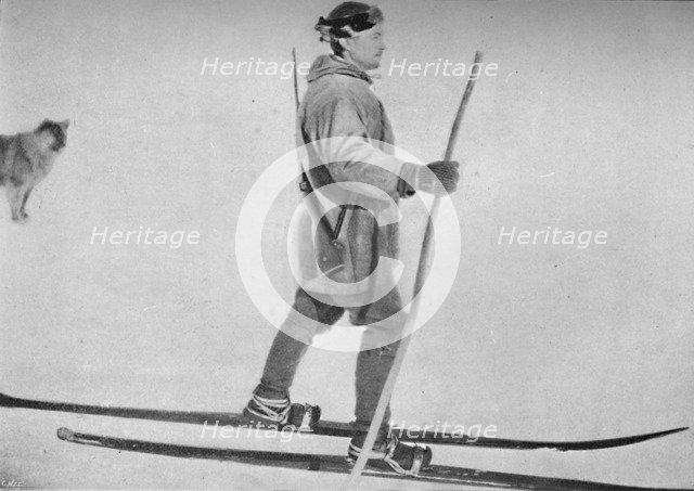 'Lars Pettersen on Snow Shoes', c1893-1896, (1897). Artist: Unknown.