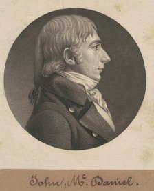 John McDaniel, 1806. Creator: Charles Balthazar Julien Févret de Saint-Mémin.